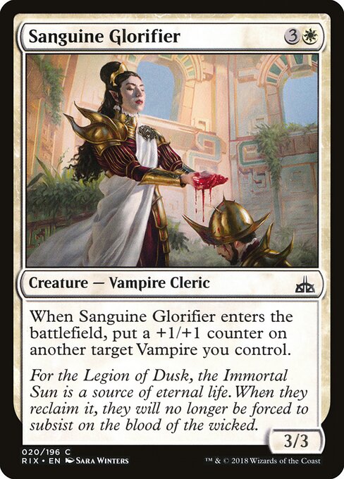 Sanguine Glorifier - Rivals of Ixalan Magic card