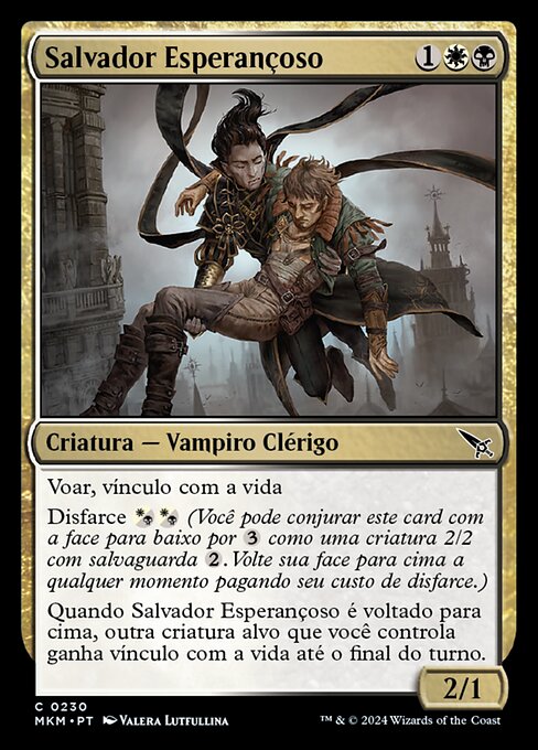 Sauveur sanguin (Sanguine Savior) - Murders at Karlov Manor (#230) - Illustrated by Valera Lutfullina - Magic: The Gathering Card