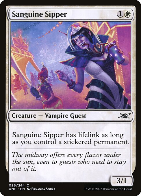 Sanguine Sipper - Unfinity Magic card