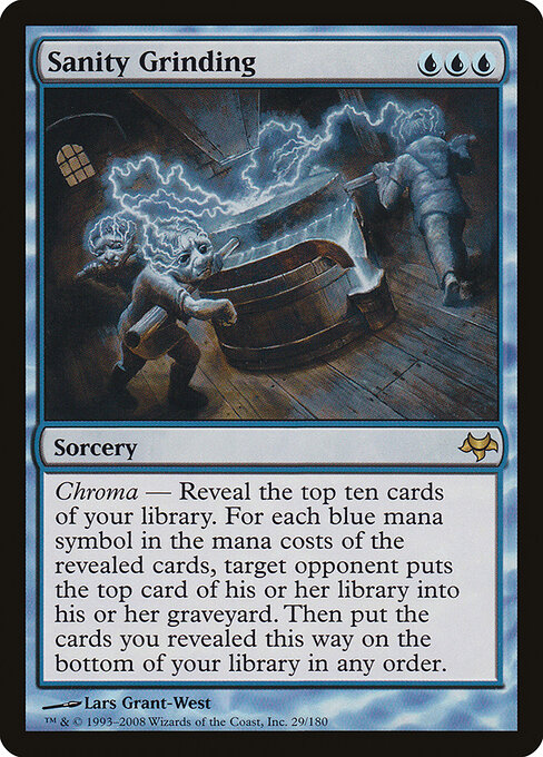 Sanity Grinding - Eventide Magic card