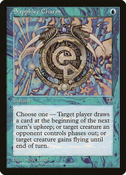 Sapphire Charm - Mirage Magic card