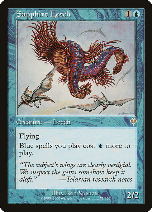 Sapphire Leech - Invasion Magic card