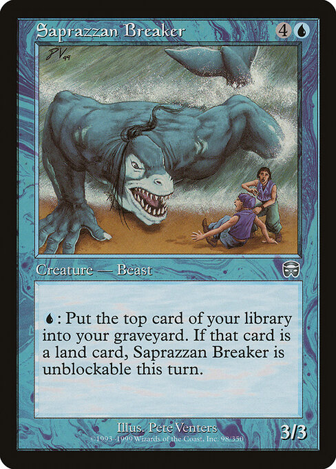 Saprazzan Breaker - Mercadian Masques Magic card