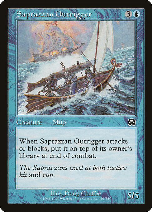 Saprazzan Outrigger - Mercadian Masques Magic card