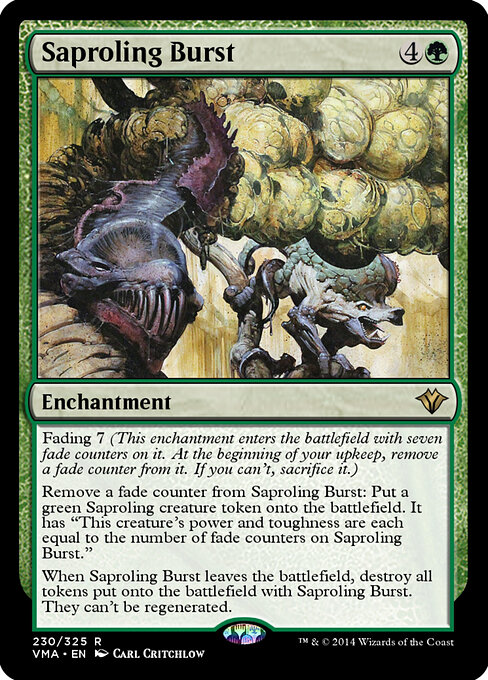 Saproling Burst - Vintage Masters Magic card