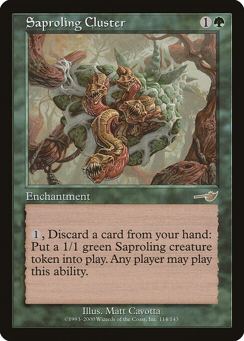 Saproling Cluster - Nemesis Magic card