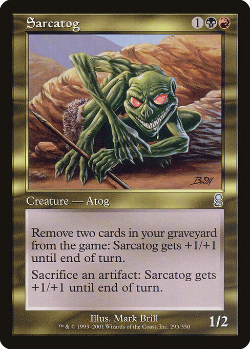 Sarcatog - Odyssey Magic card