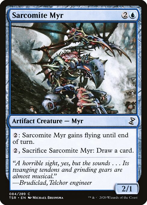 Sarcomite Myr - Time Spiral Remastered (#84) - Illustrated by Michael Bruinsma - Magic: The Gathering Card