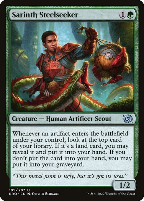 Sarinth Steelseeker - The Brothers' War Magic card