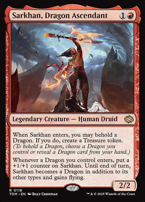 Sarkhan, Dragon Ascendant - Tarkir: Dragonstorm Magic card