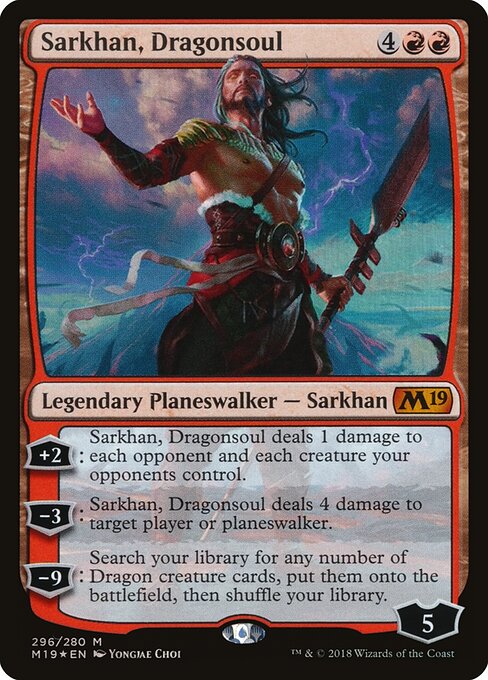 Sarkhan, Dragonsoul - Core Set 2019 Magic card