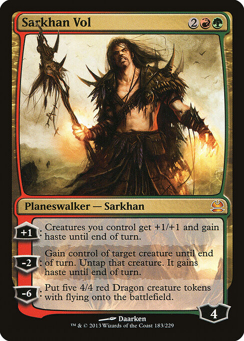 Sarkhan Vol - Modern Masters Magic card