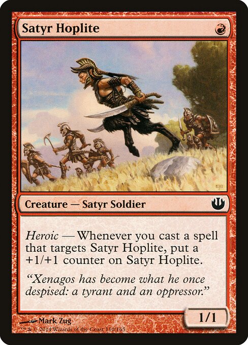 Satyr Hoplite - Journey into Nyx Magic card