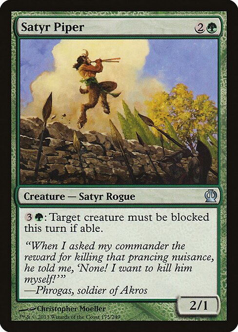 Satyr Piper - Theros Magic card
