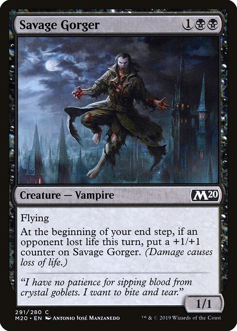 Savage Gorger - Core Set 2020 Magic card
