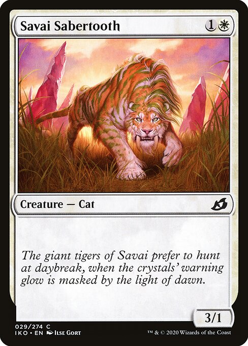 Savai Sabertooth - Ikoria: Lair of Behemoths Magic card