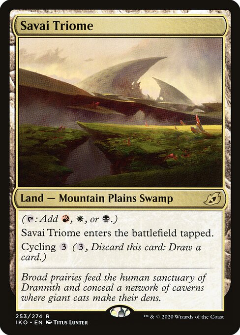 Savai Triome - Ikoria: Lair of Behemoths Magic card