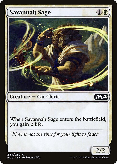 Savannah Sage - Core Set 2020 Magic card