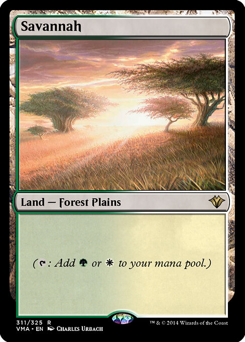 Savannah - Vintage Masters Magic card