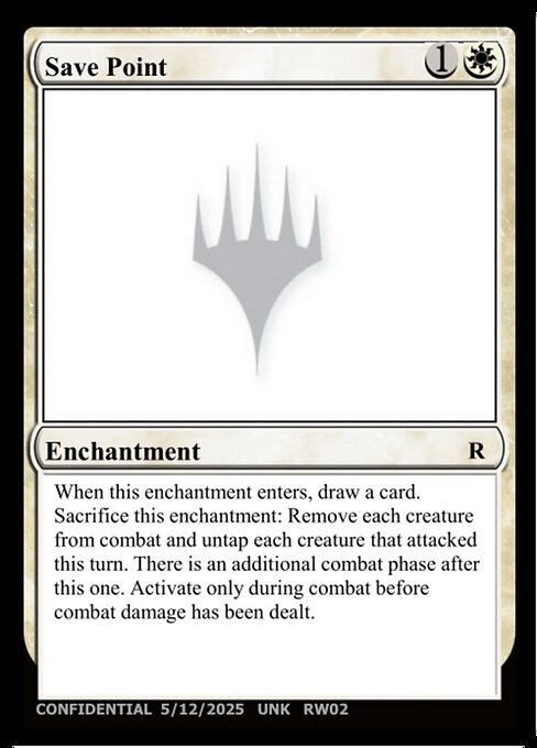 Save Point - Unknown Event (#RW02d) - Magic: The Gathering Card