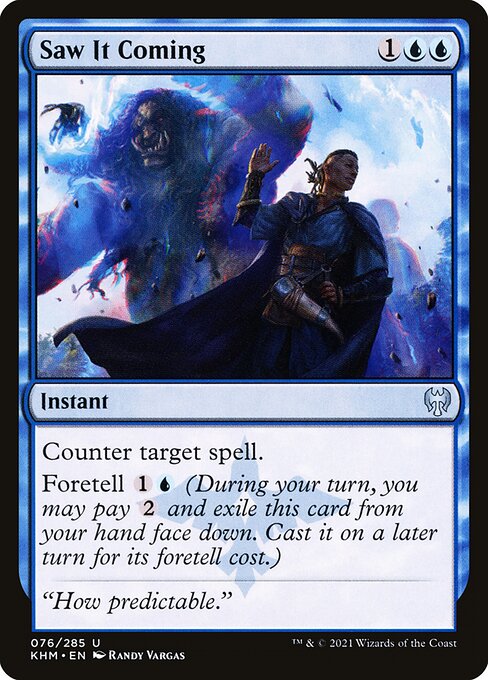 Saw It Coming - Kaldheim Magic card