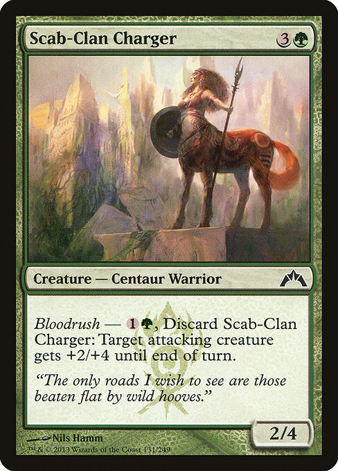 Scab-Clan Charger - Gatecrash Magic card