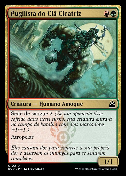 Malmer aus dem Schorf-Clan (Scab-Clan Mauler) - Ravnica Remastered (#219) - Illustrated by Liam Sharp - Magic: The Gathering Card