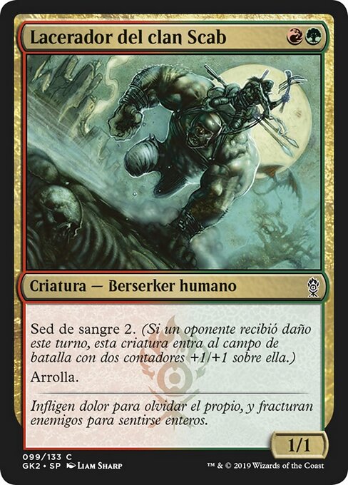 Picchiatore Scab-Clan (Scab-Clan Mauler) - RNA Guild Kit (#99) - Illustrated by Liam Sharp - Magic: The Gathering Card