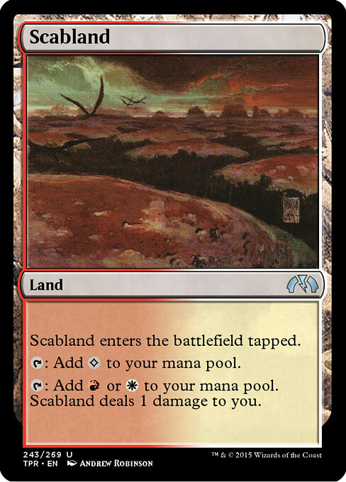 Scabland - Tempest Remastered Magic card