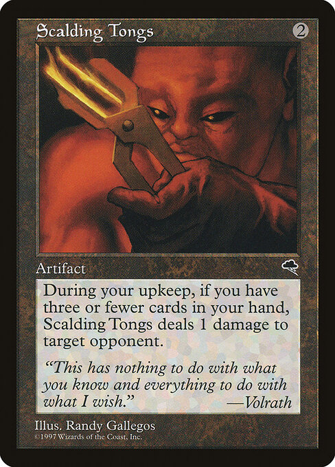 Scalding Tongs - Tempest Magic card