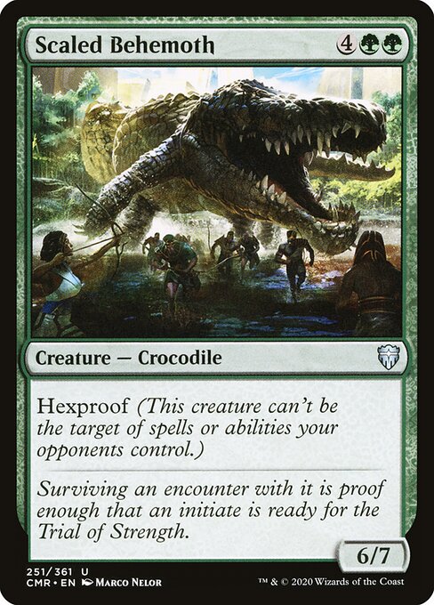 Scaled Behemoth - Commander Legends Magic card
