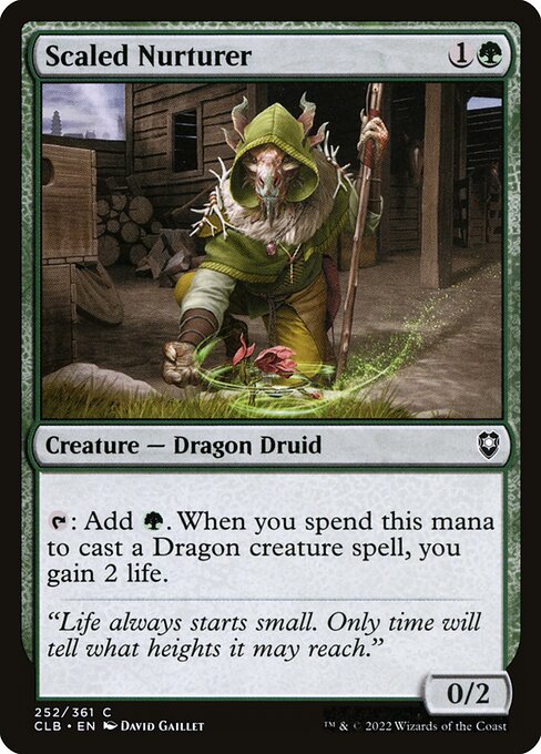 Scaled Nurturer - Commander Legends: Battle for Baldur's Gate Magic card