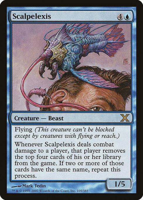 Scalpelexis - Tenth Edition (#105) - Illustrated by Mark Tedin - Magic: The Gathering Card