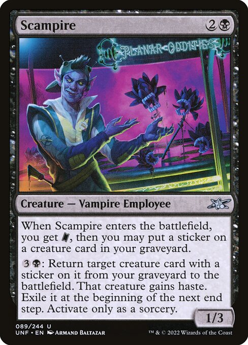 Scampire - Unfinity Magic card