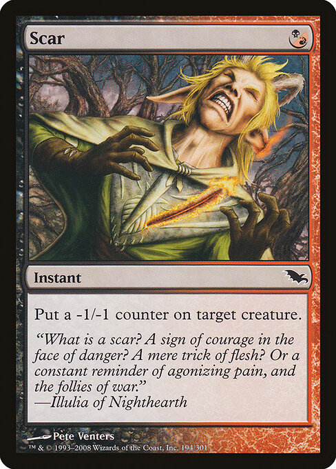 Scar - Shadowmoor Magic card