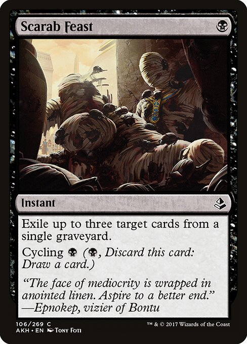 Scarab Feast - Amonkhet Magic card