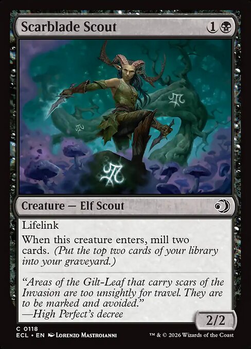 Scarblade Scout - Lorwyn Eclipsed Magic card