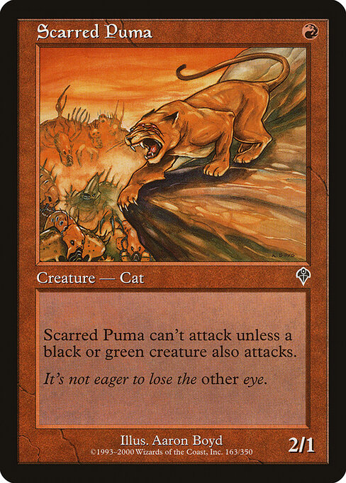 Scarred Puma - Invasion Magic card