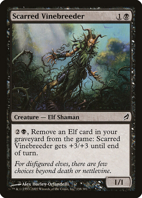 Scarred Vinebreeder - Lorwyn Magic card