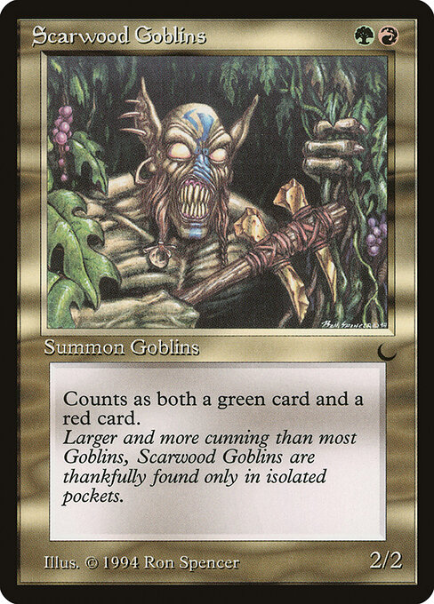 Scarwood Goblins - The Dark Magic card