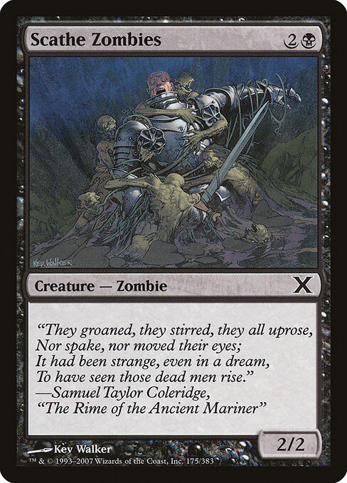Scathe Zombies - Tenth Edition Magic card