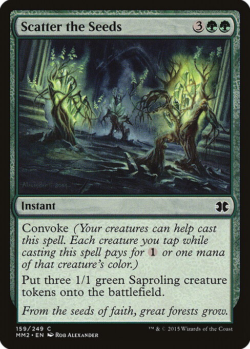 Scatter the Seeds - Modern Masters 2015 Magic card