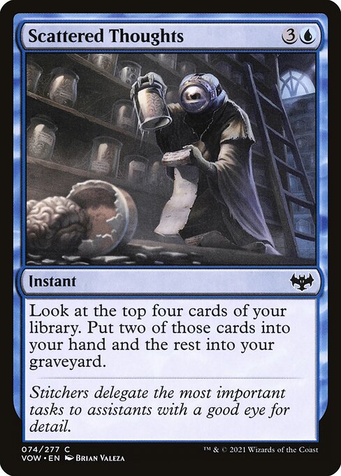 Scattered Thoughts - Innistrad: Crimson Vow Magic card