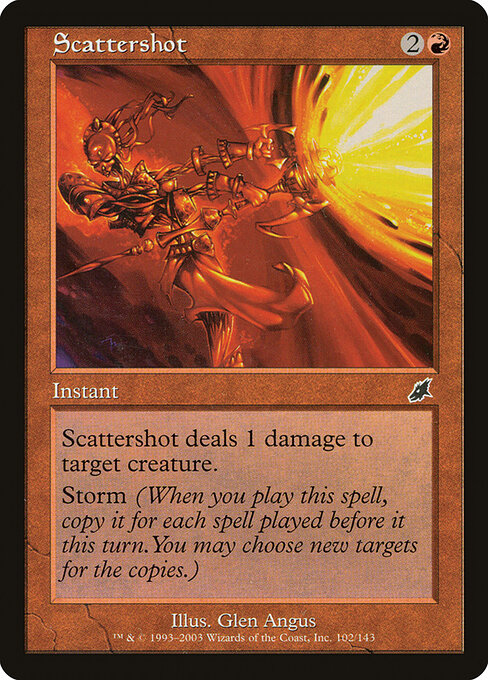 Colpo Frantumante (Scattershot) - Scourge (#102) - Illustrated by Glen Angus - Magic: The Gathering Card
