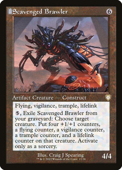 Scavenged Brawler - The Brothers' War Commander Magic card