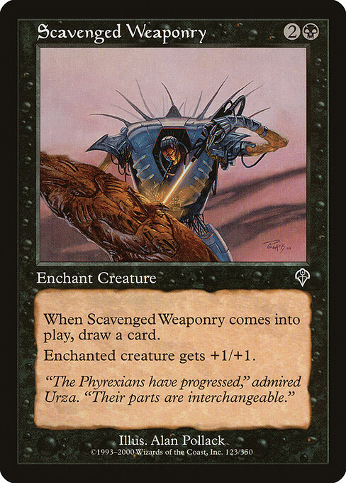 Scavenged Weaponry - Invasion Magic card