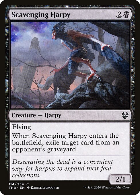 Scavenging Harpy - Theros Beyond Death Magic card