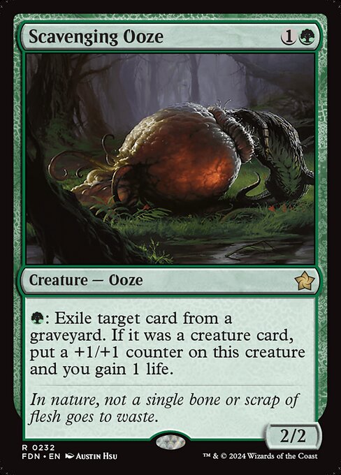 Scavenging Ooze - Foundations Magic card
