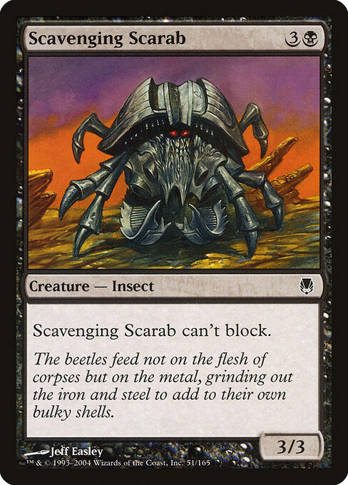 Scavenging Scarab - Darksteel Magic card