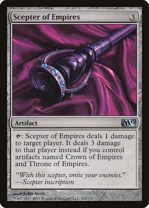 Scepter of Empires - Magic 2012 Magic card